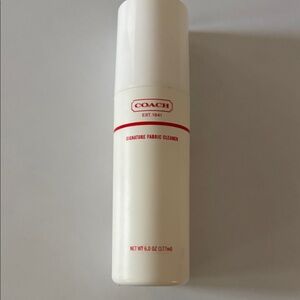 Coach White and Red Signature Fabric Cleaner